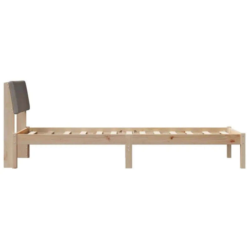 Lovos rėmas Ruda ir taupe 75 x 190 cm Pušies masyvas