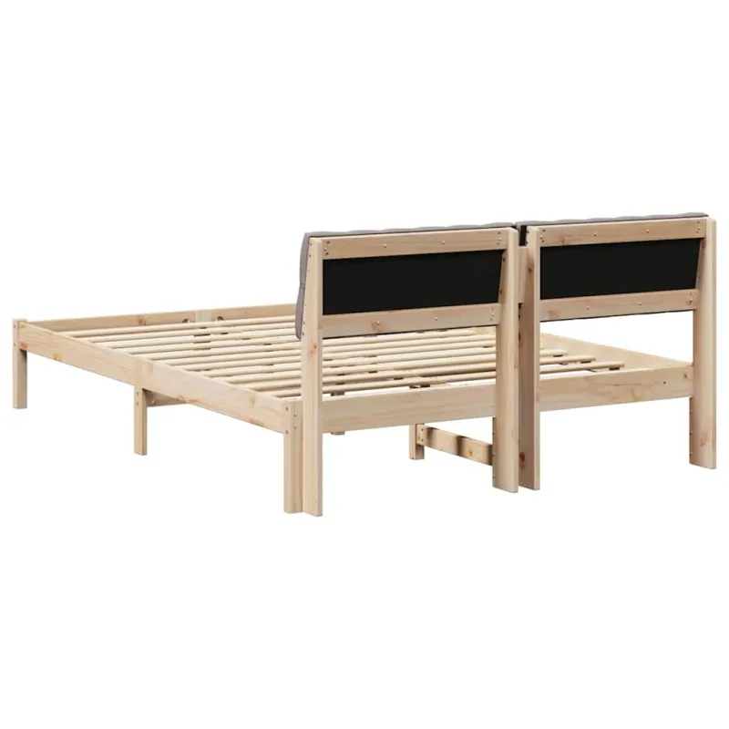 Lovos rėmas Ruda ir taupe 140 x 190 cm Pušies masyvas