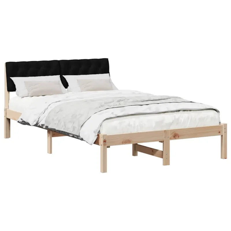 Lovos rėmas Ruda ir juoda 120 x 190 cm Pušies masyvas