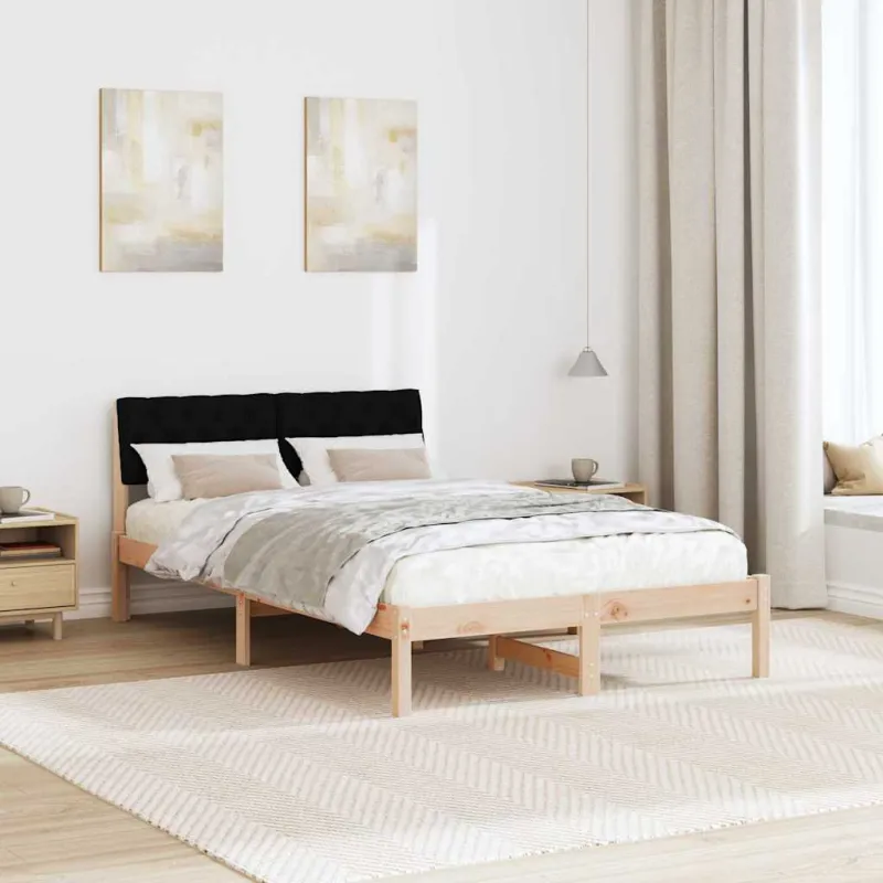Lovos rėmas Ruda ir juoda 120 x 190 cm Pušies masyvas
