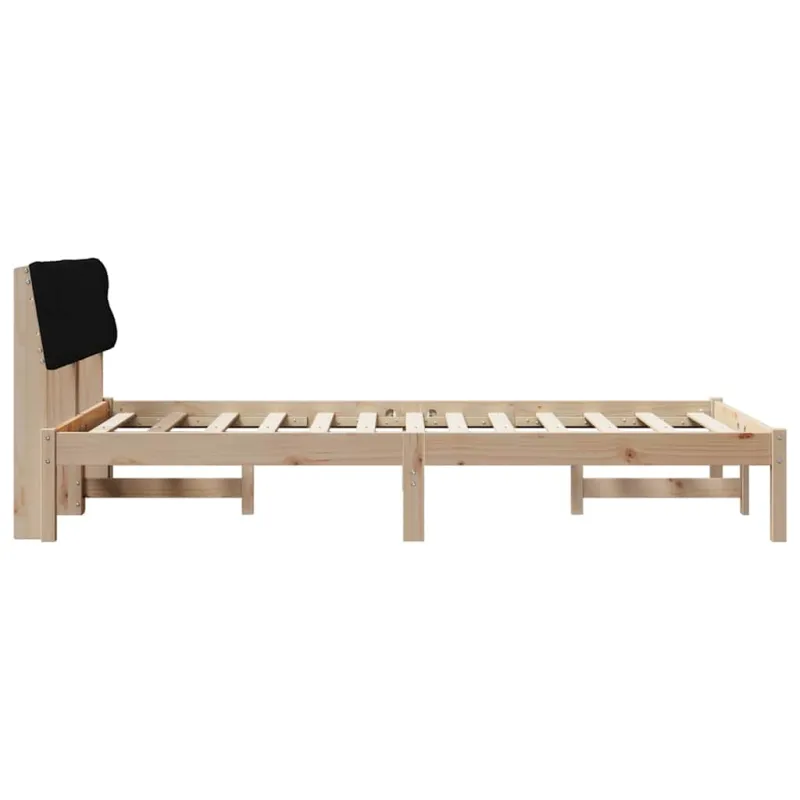 Lovos rėmas Ruda ir juoda 120 x 190 cm Pušies masyvas