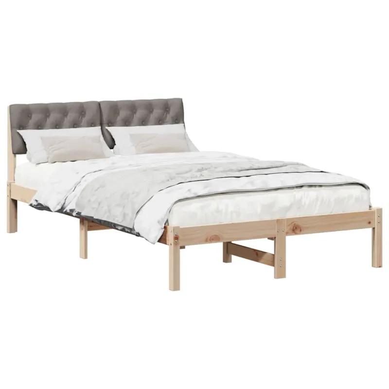 Lovos rėmas Ruda ir taupe 120 x 190 cm Pušies masyvas