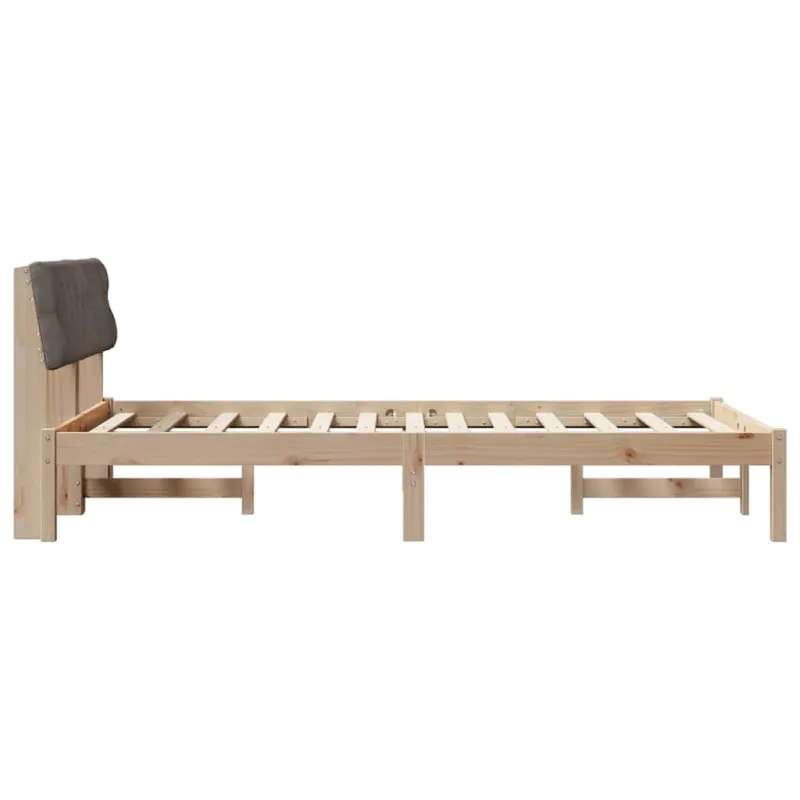 Lovos rėmas Ruda ir taupe 120 x 190 cm Pušies masyvas