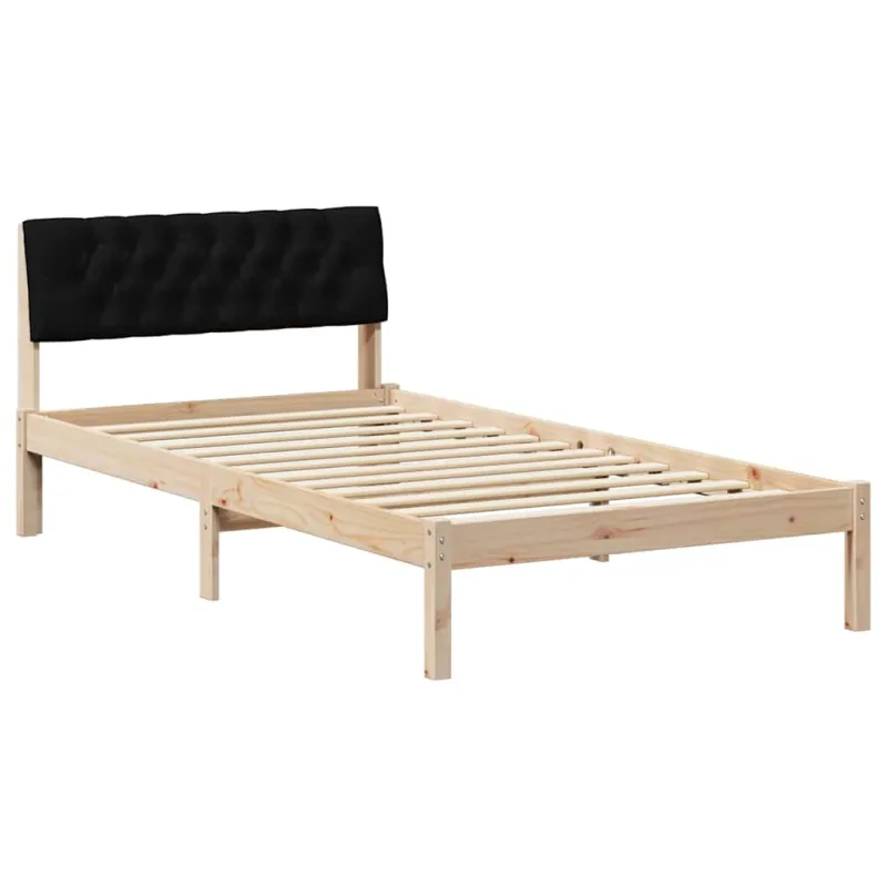 Lovos rėmas Ruda ir juoda 100 x 200 cm Pušies masyvas