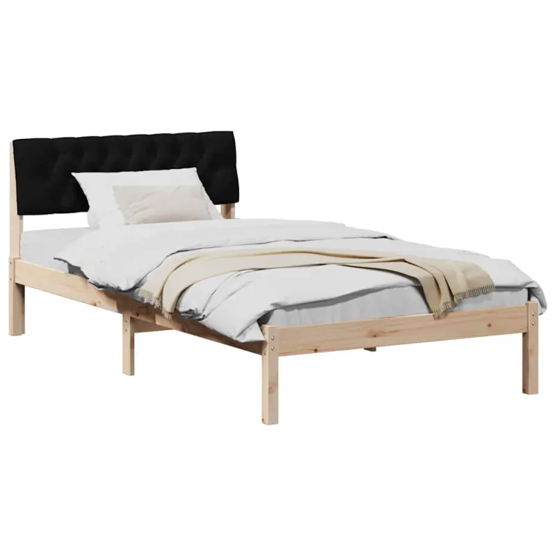 Lovos rėmas Ruda ir juoda 100 x 200 cm Pušies masyvas