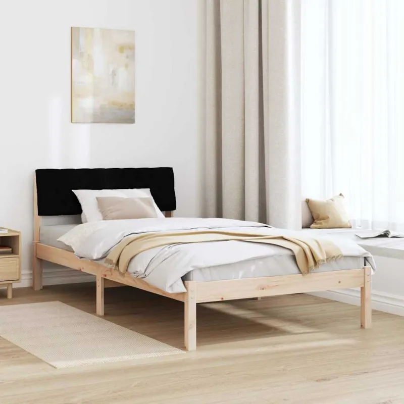 Lovos rėmas Ruda ir juoda 100 x 200 cm Pušies masyvas