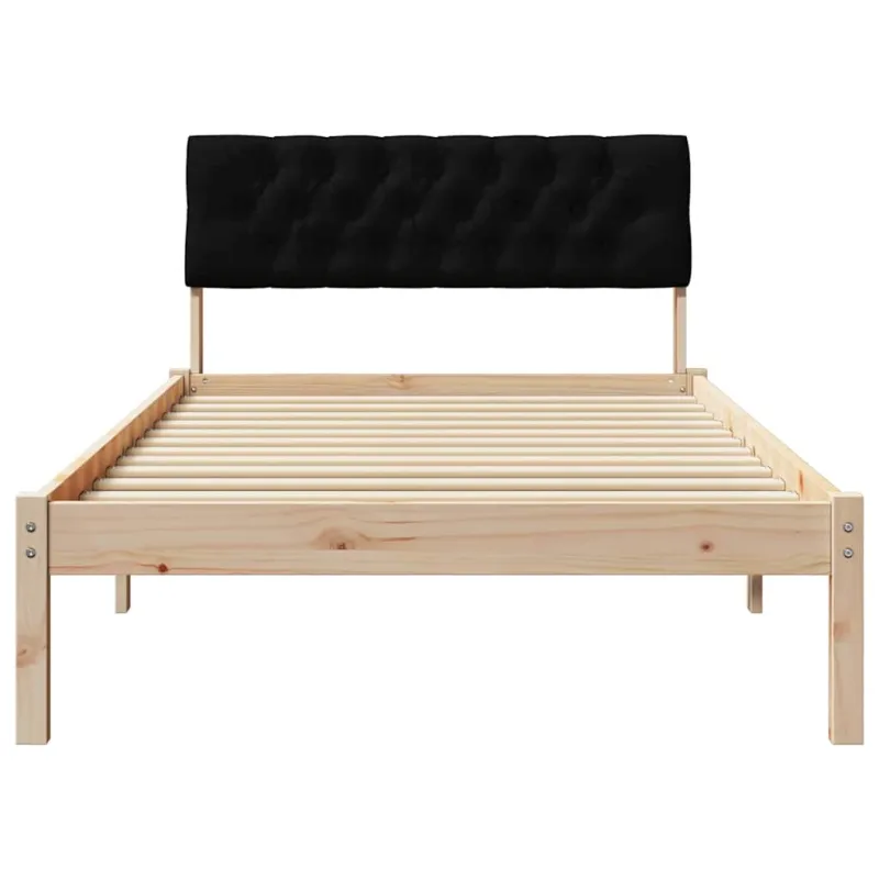 Lovos rėmas Ruda ir juoda 100 x 200 cm Pušies masyvas