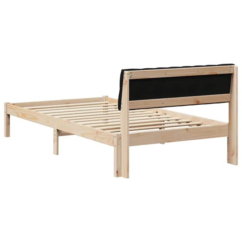 Lovos rėmas Ruda ir juoda 100 x 200 cm Pušies masyvas