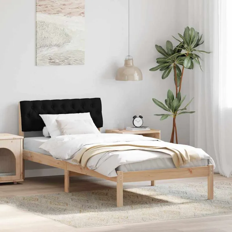 Lovos rėmas Ruda ir juoda 90 x 200 cm Pušies masyvas