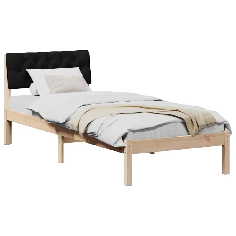 Lovos rėmas Ruda ir juoda 80 x 200 cm Pušies masyvas