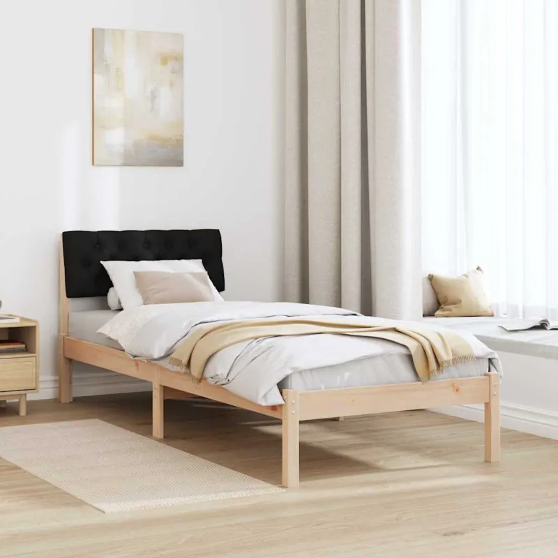 Lovos rėmas Ruda ir juoda 80 x 200 cm Pušies masyvas