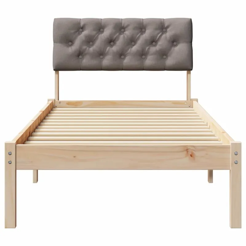 Lovos rėmas Ruda ir taupe 80 x 200 cm Pušies masyvas