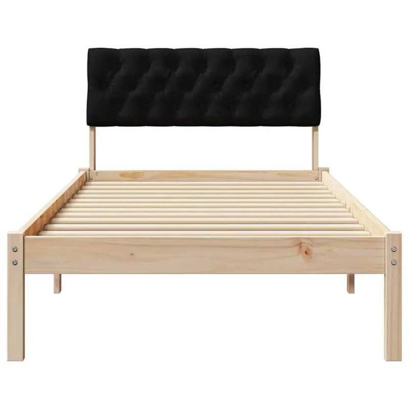 Lovos rėmas Ruda ir juoda 90 x 190 cm Pušies masyvas