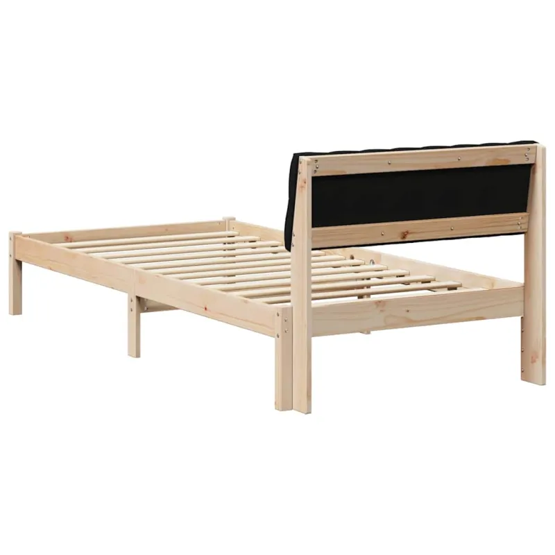 Lovos rėmas Ruda ir juoda 90 x 190 cm Pušies masyvas