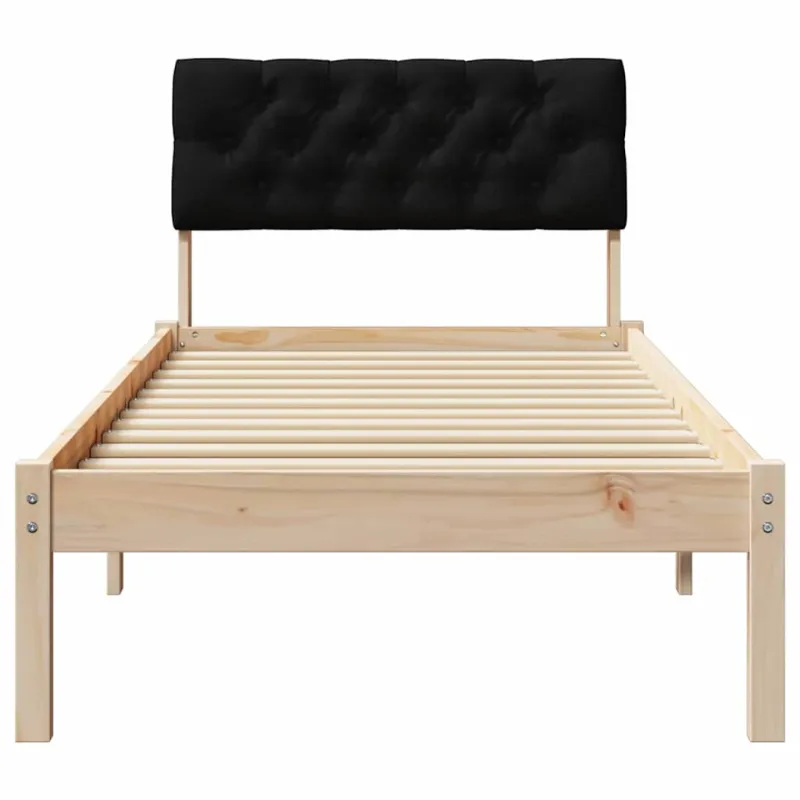 Lovos rėmas Ruda ir juoda 75 x 190 cm Pušies masyvas