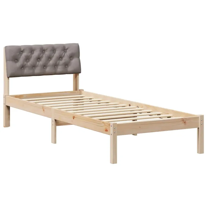Lovos rėmas Ruda ir taupe 75 x 190 cm Pušies masyvas