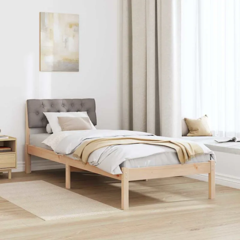 Lovos rėmas Ruda ir taupe 75 x 190 cm Pušies masyvas