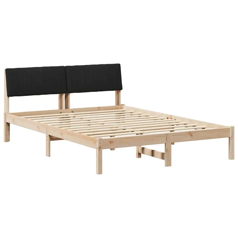 Lovos rėmas Ruda ir juoda 135 x 190 cm Pušies masyvas