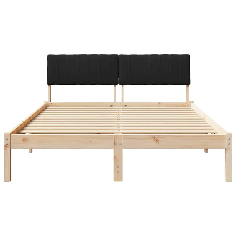 Lovos rėmas Ruda ir juoda 135 x 190 cm Pušies masyvas
