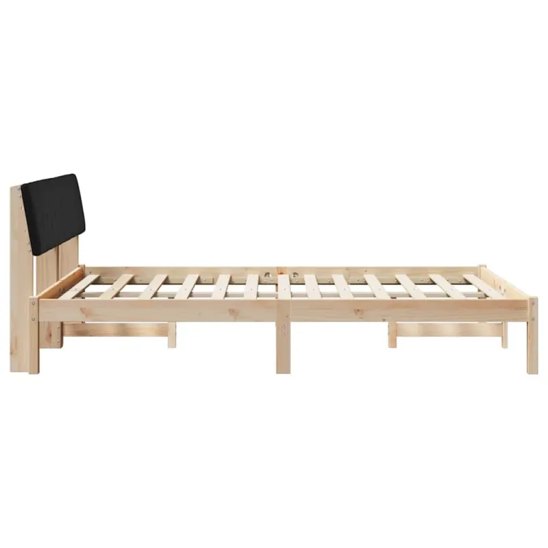 Lovos rėmas Ruda ir juoda 135 x 190 cm Pušies masyvas
