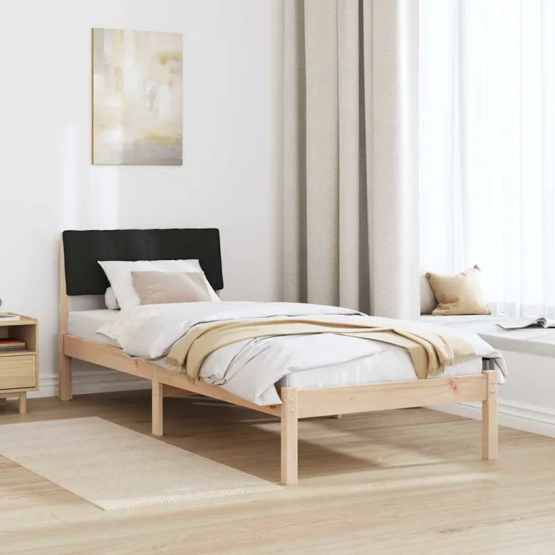Lovos rėmas Ruda ir juoda 75 x 190 cm Pušies masyvas