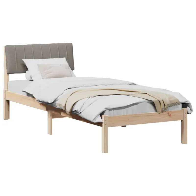 Lovos rėmas Ruda ir taupe 75 x 190 cm Pušies masyvas