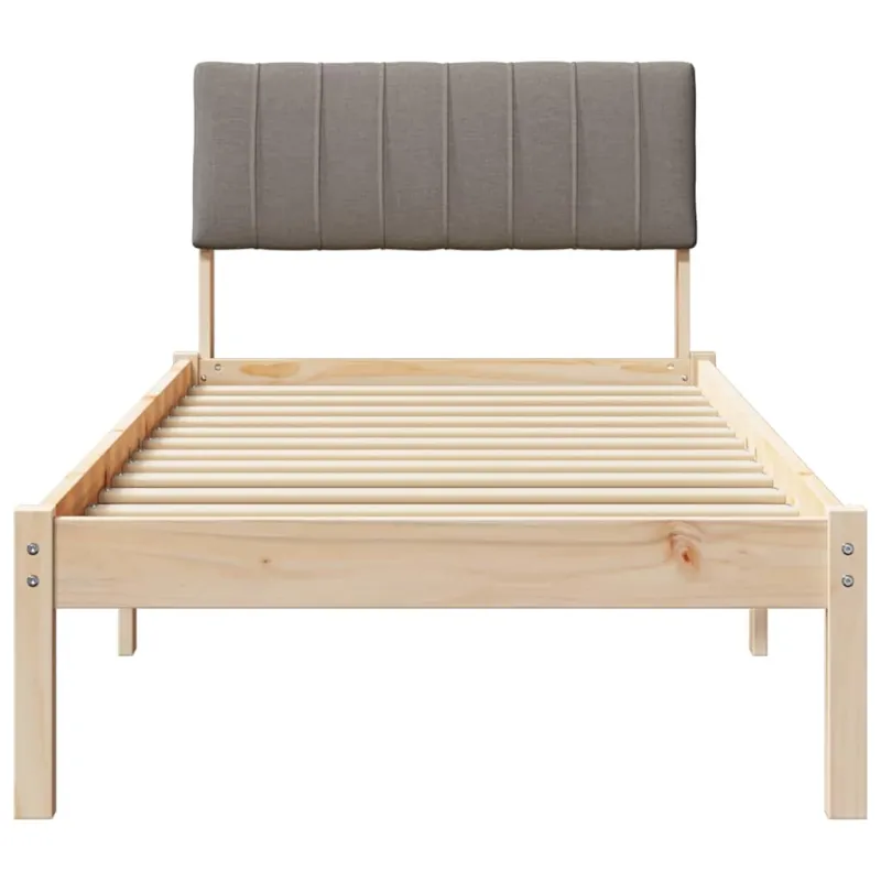 Lovos rėmas Ruda ir taupe 75 x 190 cm Pušies masyvas
