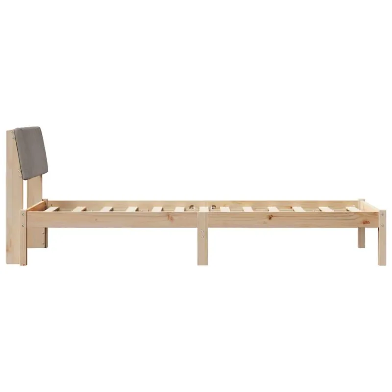 Lovos rėmas Ruda ir taupe 75 x 190 cm Pušies masyvas