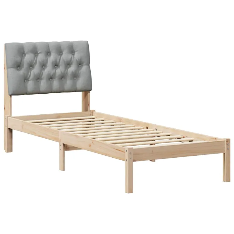 Lovo rėmas su apmuštu galvūgaliu su galvūgalio Ruda 75 x 190 cm