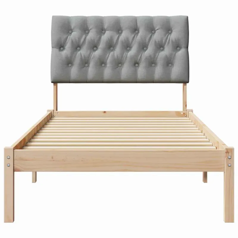 Lovo rėmas su apmuštu galvūgaliu su galvūgalio Ruda 75 x 190 cm