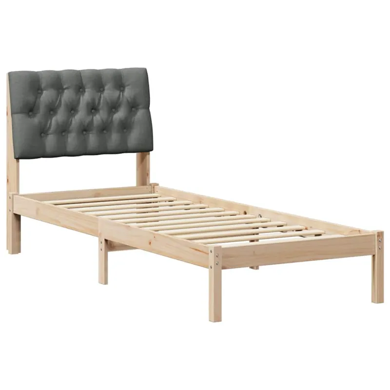 Lovo rėmas su apmuštu galvūgaliu su galvūgalio Ruda 75 x 190 cm