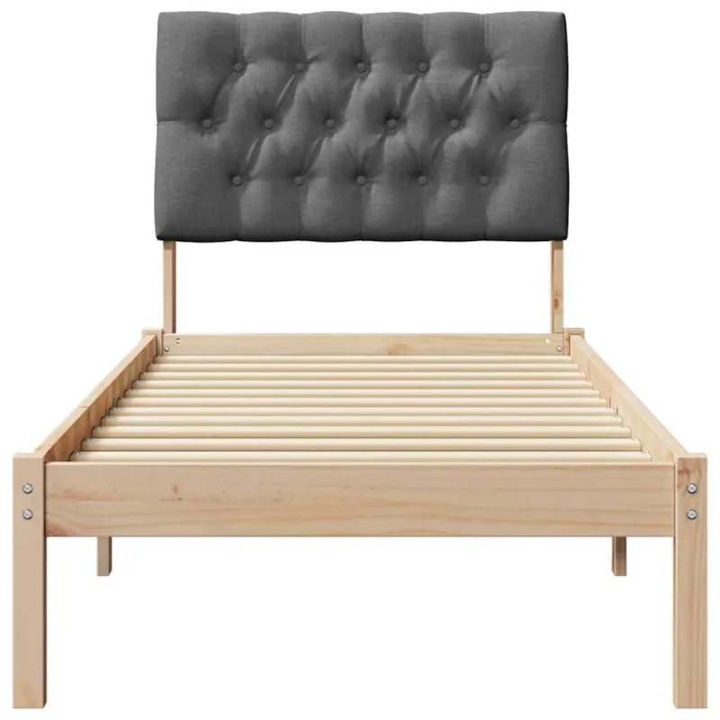 Lovo rėmas su apmuštu galvūgaliu su galvūgalio Ruda 75 x 190 cm