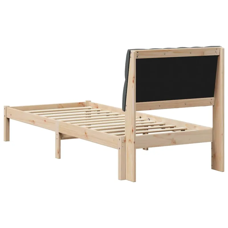 Lovo rėmas su apmuštu galvūgaliu su galvūgalio Ruda 75 x 190 cm