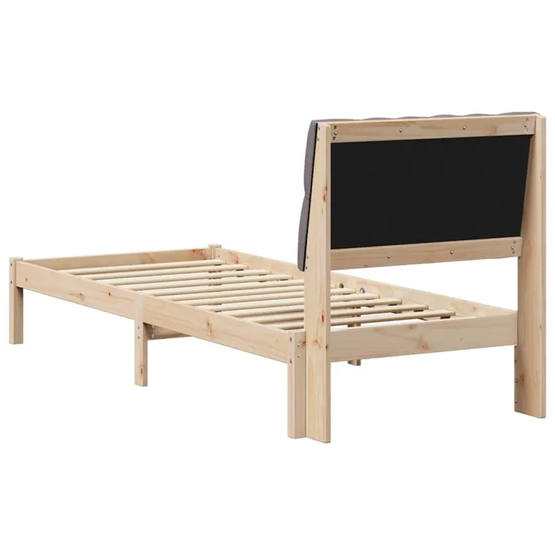 Lovo rėmas su apmuštu galvūgaliu su galvūgalio Ruda 75 x 190 cm