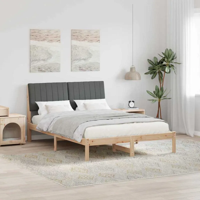 Lovos rėmas Ruda 135 x 190 cm Kietos pušies mediena