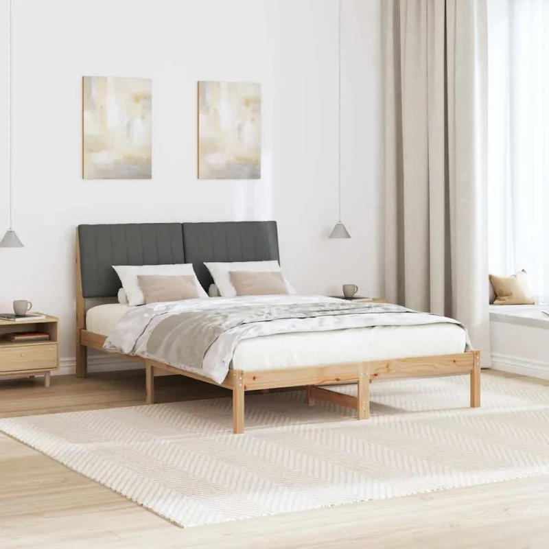 Lovos rėmas Ruda 135 x 190 cm Kietos pušies mediena