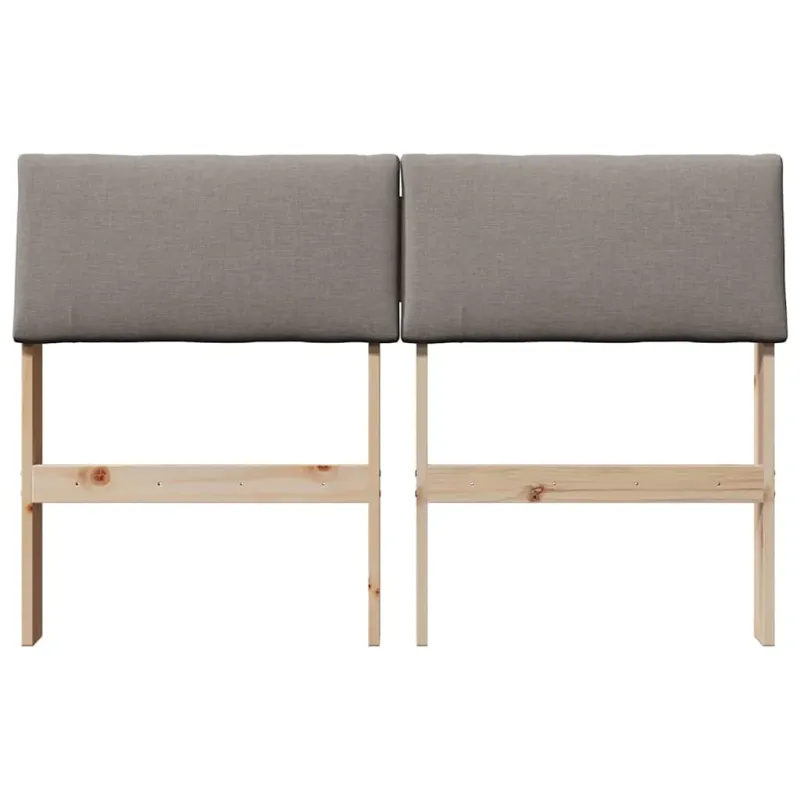 Apmušta lovos galvūgalis Taupe 120 cm Kietos pušies mediena