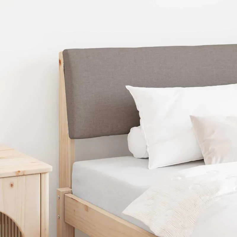 Apmušta lovos galvūgalis Taupe 100 cm Kietos pušies mediena
