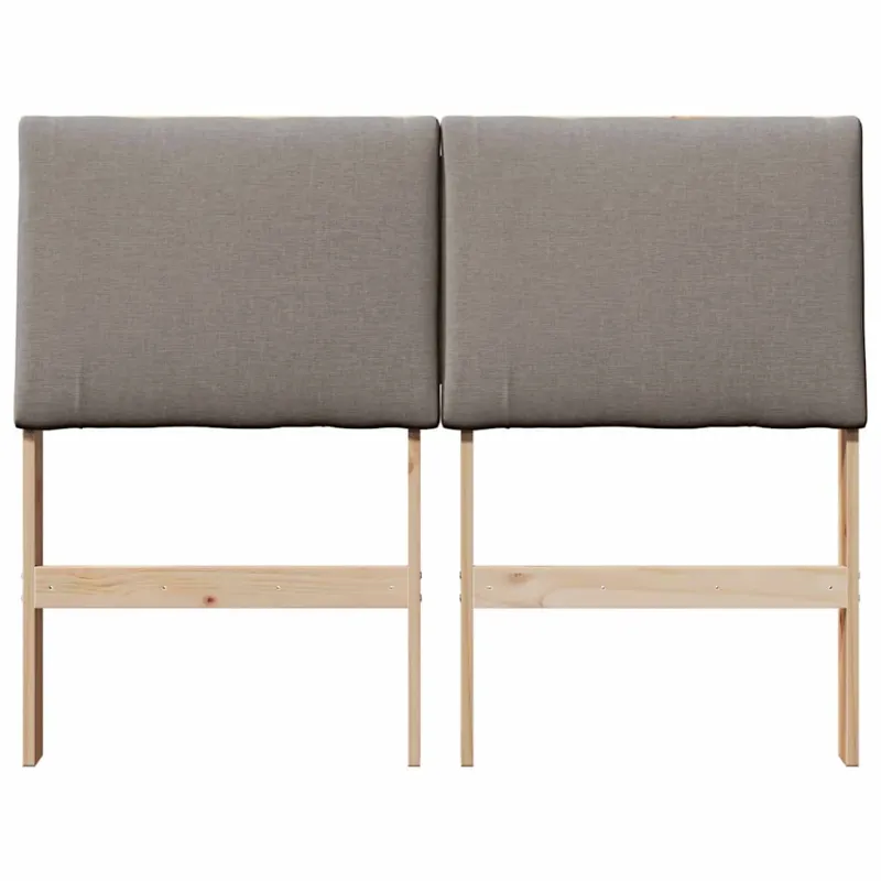 Apmušta lovos galvūgalis Taupe 120 cm Kietos pušies mediena