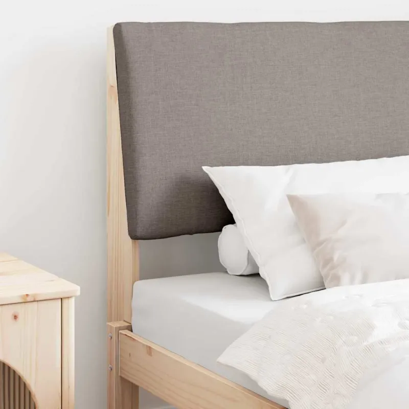 Apmušta lovos galvūgalis Taupe 90 cm Kietos pušies mediena