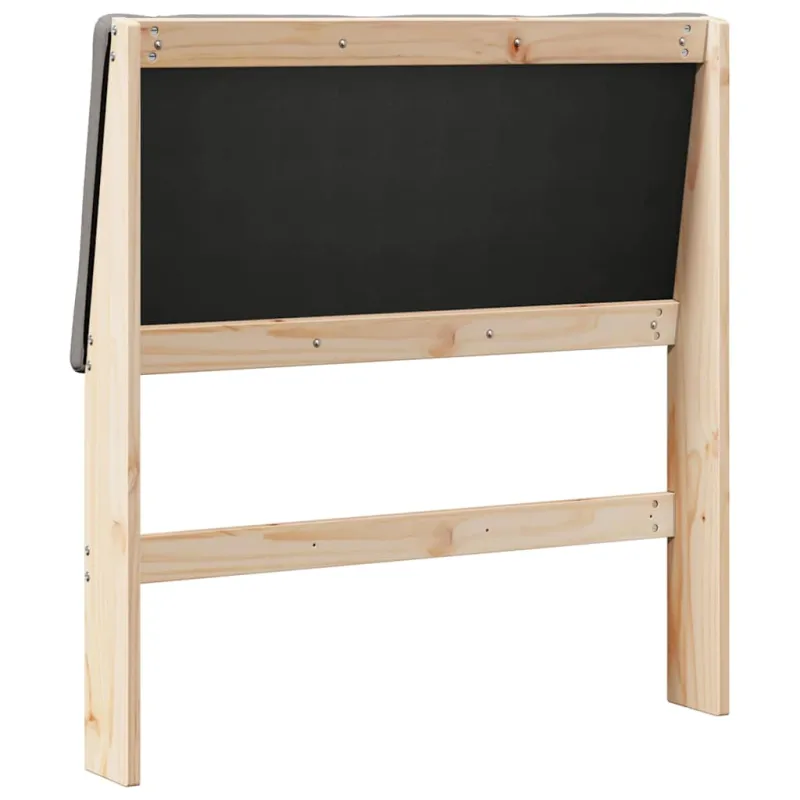 Apmušta lovos galvūgalis Taupe 90 cm Kietos pušies mediena