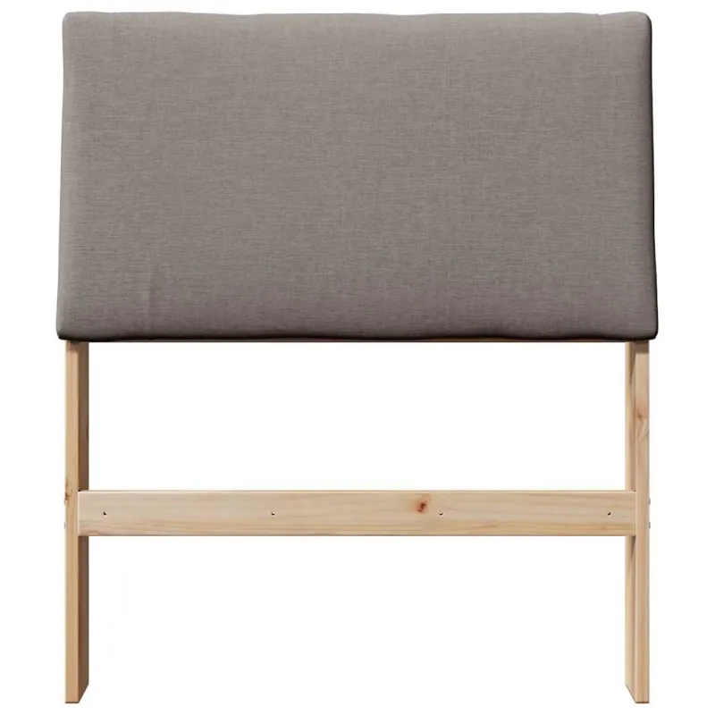 Apmušta lovos galvūgalis Taupe 80 cm Kietos pušies mediena