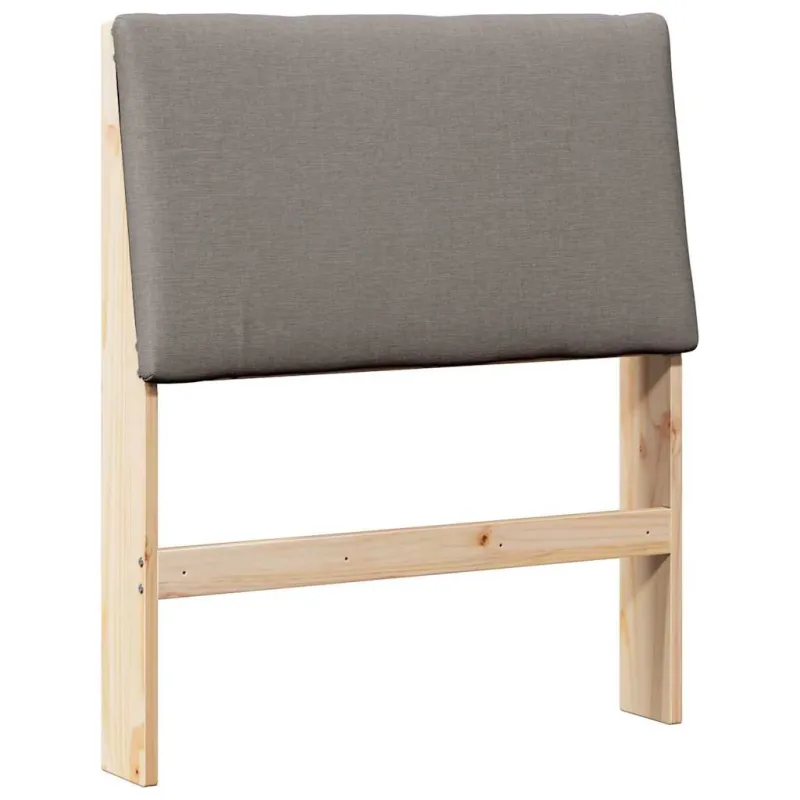 Apmušta lovos galvūgalis Taupe 75 cm Kietos pušies mediena