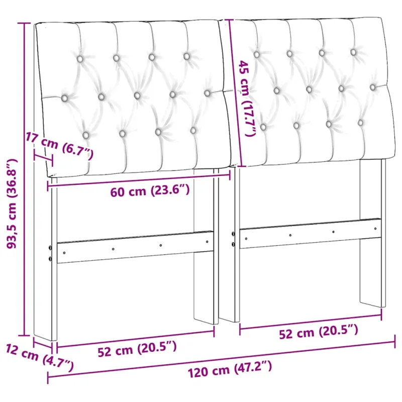 Apmušta lovos galvūgalis Tamsiai pilka 120 cm