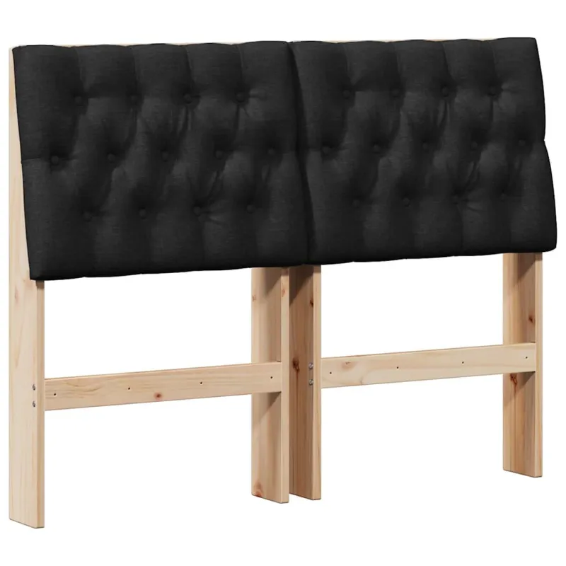 Apmušta lovos galvūgalis Juoda 120 cm Kietos pušies mediena