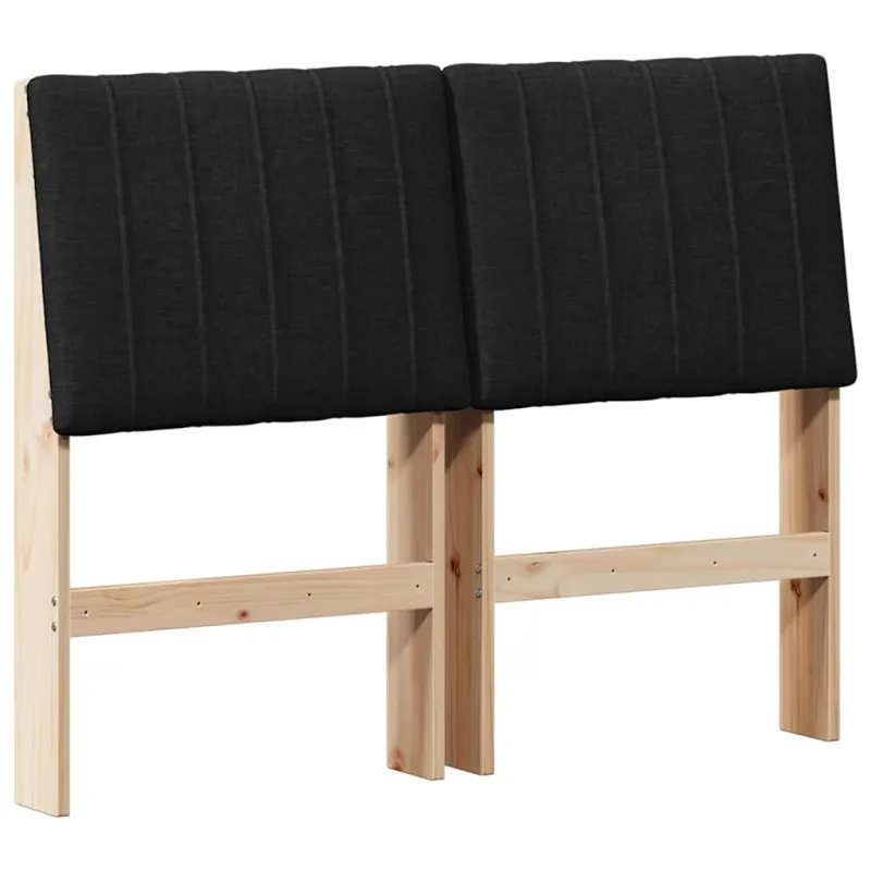 Apmušta lovos galvūgalis Juoda 120 cm Kietos pušies mediena