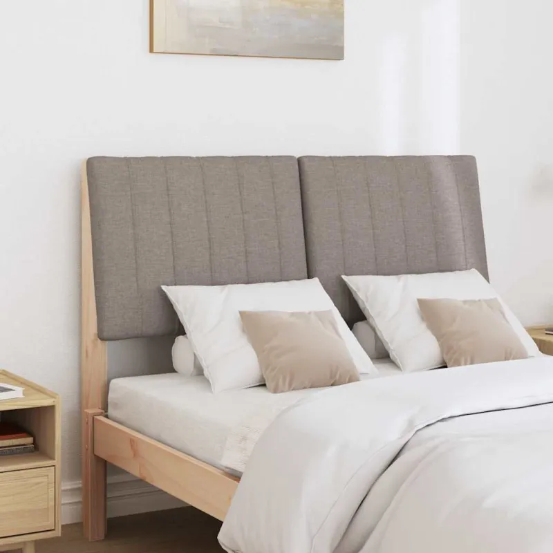 Apmušta lovos galvūgalis Taupe 120 cm Kietos pušies mediena