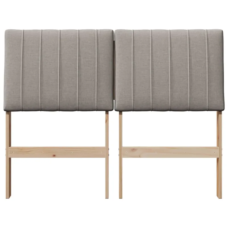 Apmušta lovos galvūgalis Taupe 120 cm Kietos pušies mediena