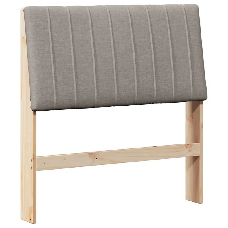 Apmušta lovos galvūgalis Taupe 90 cm Kietos pušies mediena