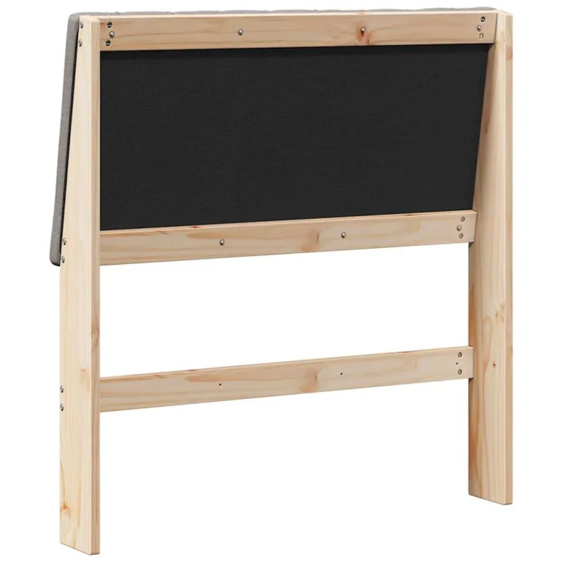 Apmušta lovos galvūgalis Taupe 90 cm Kietos pušies mediena